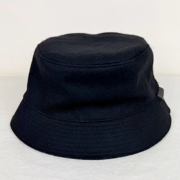 Coach Black Wool Bucket Hat